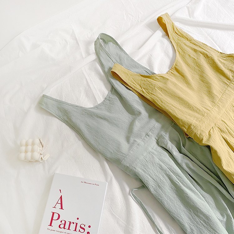 Solid Apron Linen